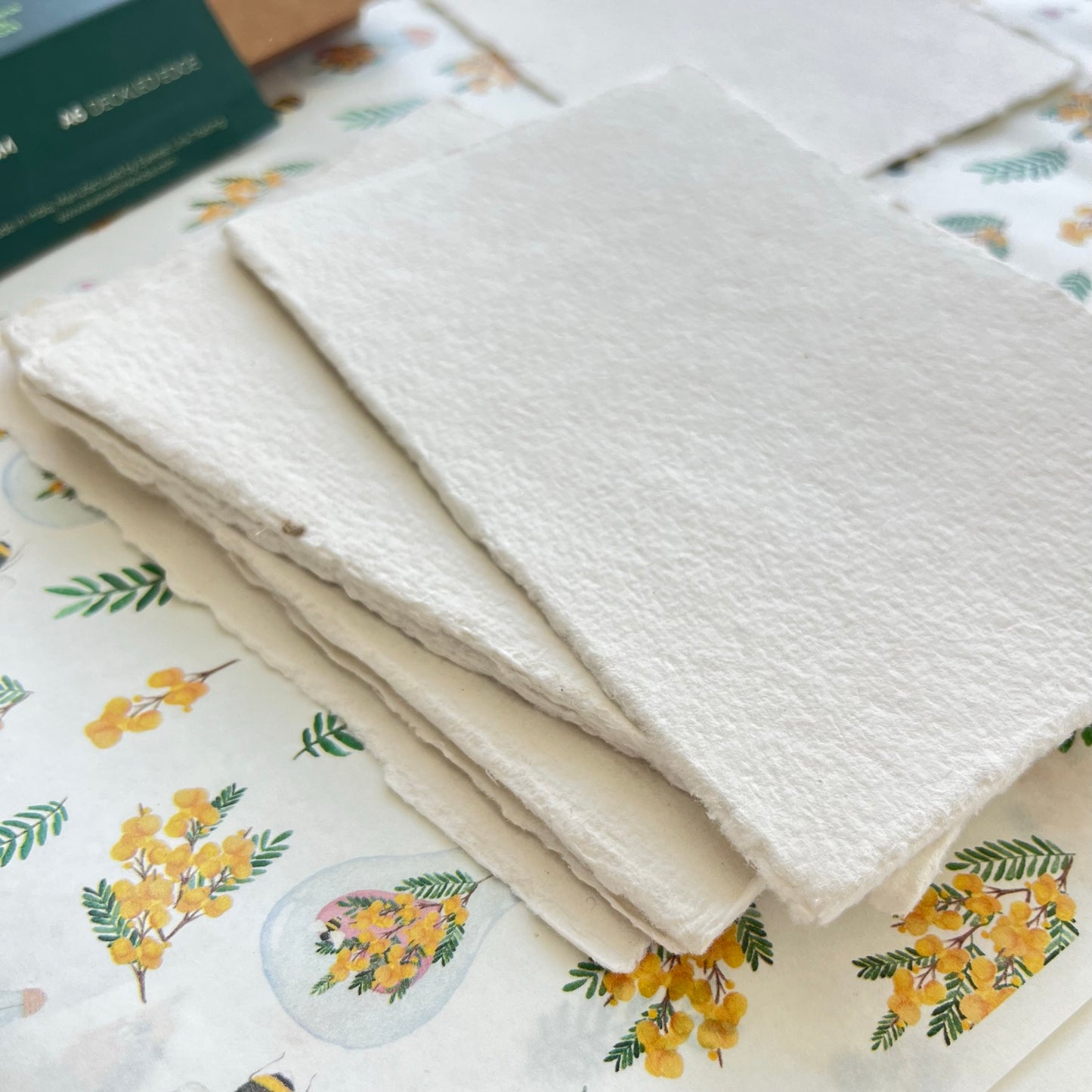 A4 Handmade Deckled Edge Cotton Paper 300gr