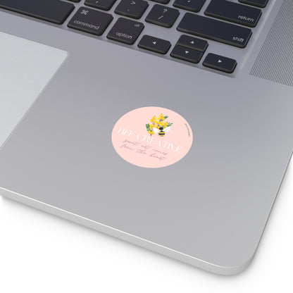 BEE CREATIVE Round Stickers -Adding a Touch of Artistic Elegance to Your World!